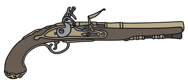 Pistola Vintage — Vector de stock