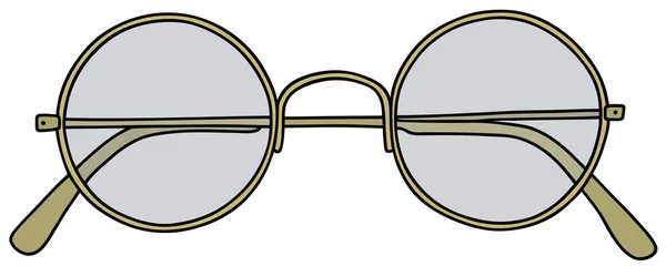 Vieilles lunettes — Image vectorielle