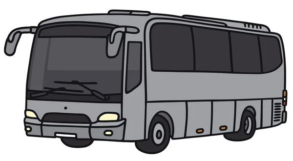 Autobus argento — Vettoriale Stock
