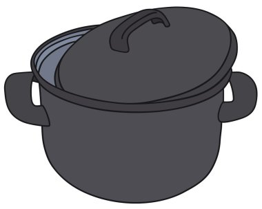 Klasik siyah pot