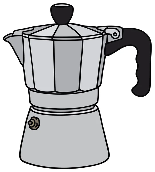 Cafetera espresso clásica — Vector de stock