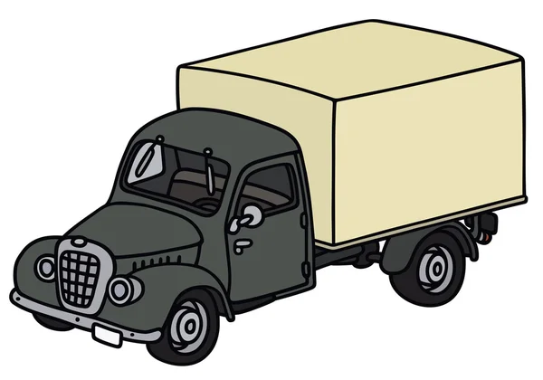 Old delivery truck — Stock Vector