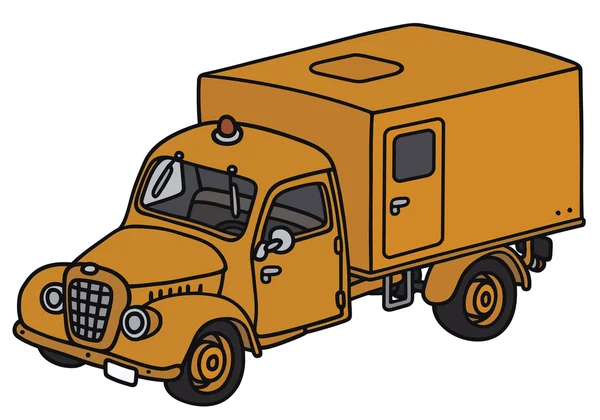 Old service truck — Stock Vector