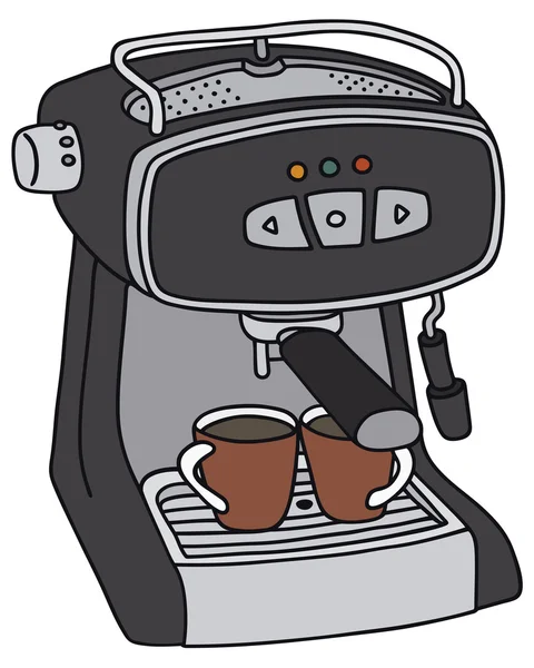 Cafetera espresso eléctrica — Vector de stock