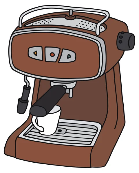 Máquina de café expresso elétrico —  Vetores de Stock