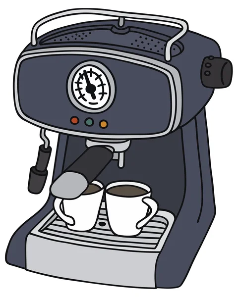 Cafetera espresso eléctrica — Vector de stock