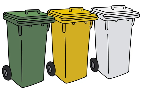 Récipients de recyclage — Image vectorielle