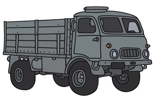 Camión militar viejo — Vector de stock