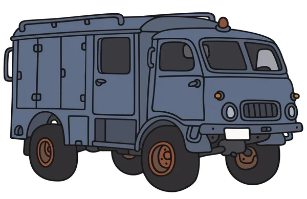 Camión de servicio antiguo — Vector de stock