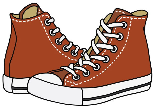 Zapatillas de deporte rojas — Archivo Imágenes Vectoriales