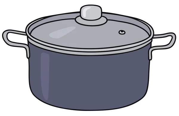 Blue pot — Stock Vector