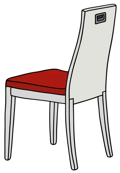 Weißer Stuhl — Stockvektor