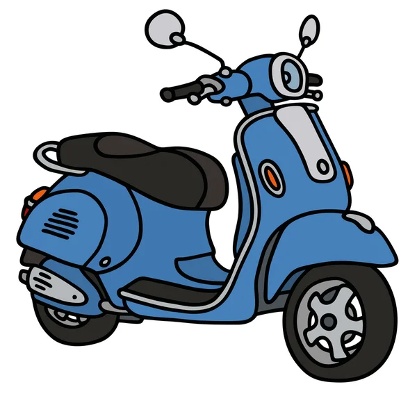 Scooter azul — Vetor de Stock