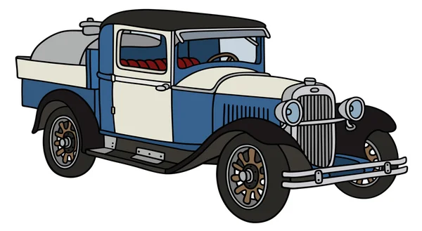 Camion laitier vintage — Image vectorielle