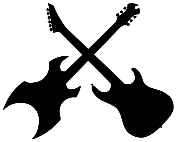 Electric guitars — Stock Vector