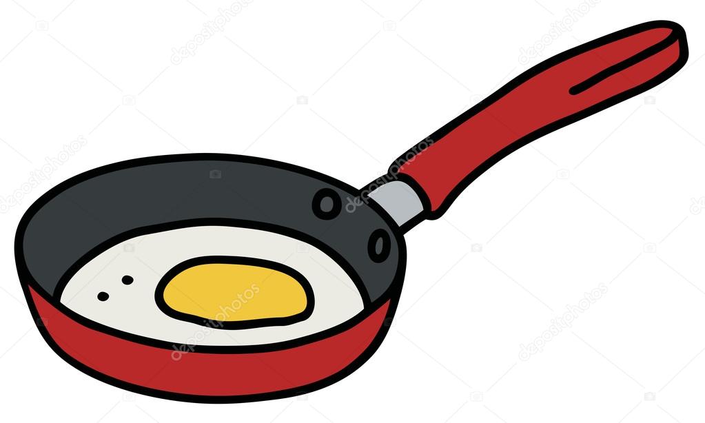 Egg in frying pan — Stock Vector © 2v 83201710