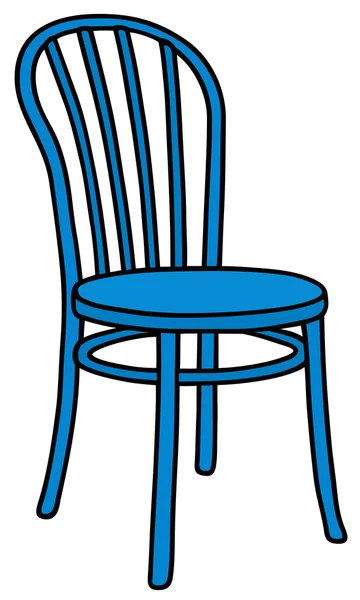 Klassischer blauer Stuhl — Stockvektor