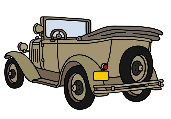 Vintage military car — Stock Vector