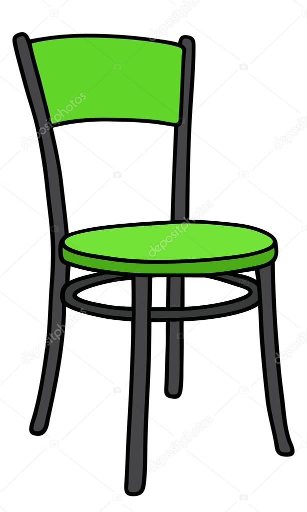 black and green chair