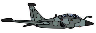 Kamuflaj jet uçak