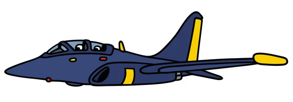 Avion bleu foncé — Image vectorielle