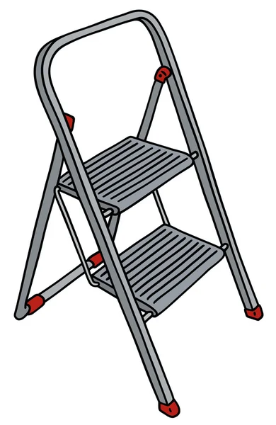 Küçük bir metal merdiven — Stok Vektör