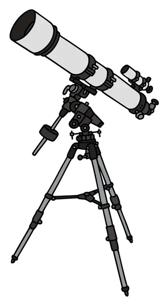 Kleine astronomische telescoop — Stockvector