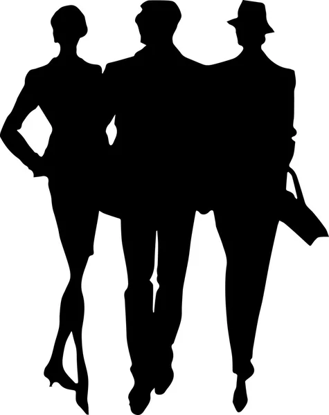 Boys and Girls Couples Vector — Stock Vector