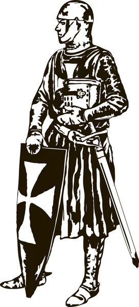 Ortaçağ Knight vektör