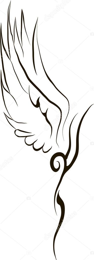 Tattoo Wing Vector