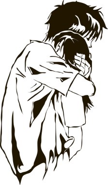 Sevgi dolu çift vektör