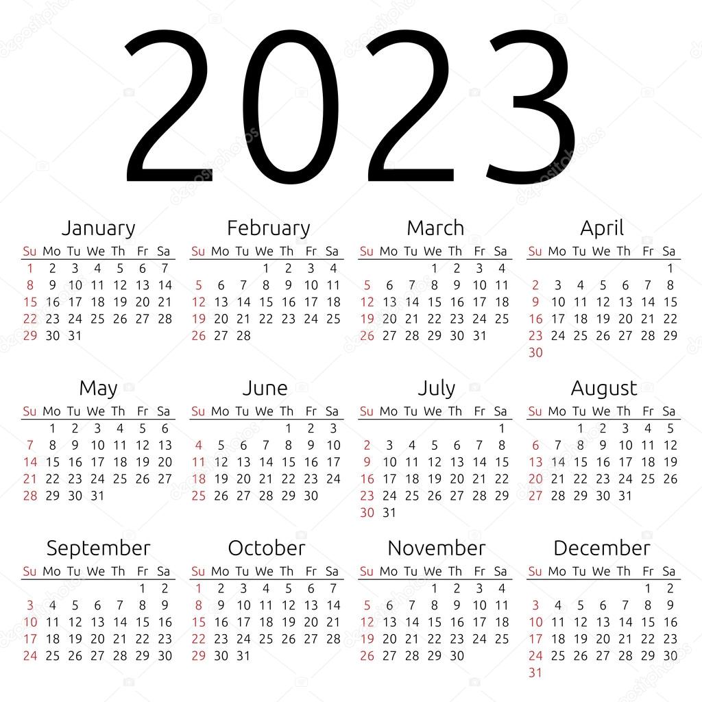 2023年年曆