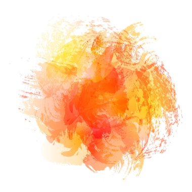 Suluboya lekeleri elle çizilmiş arka plan. Beyaz arkaplanda soyut fırça darbeleri gradyan tasarımı