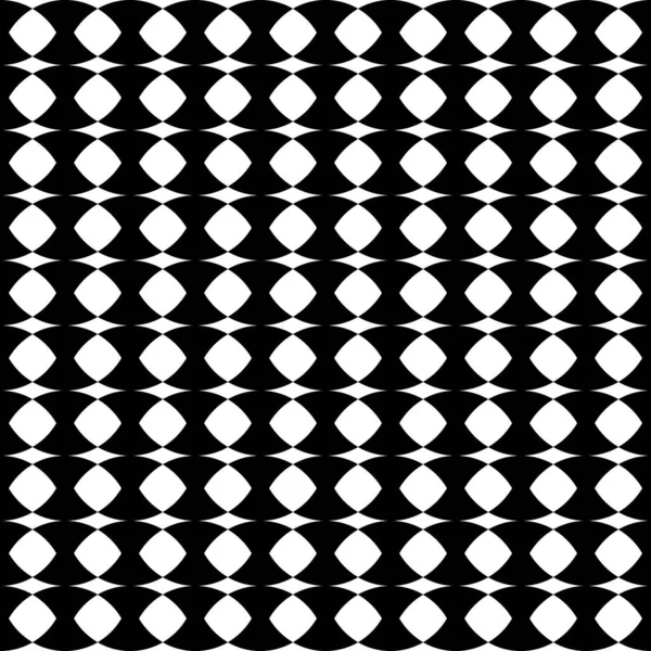 Monochromes Geometrisches Nahtloses Muster Schwarz Weißer Rahmen — Stockvektor