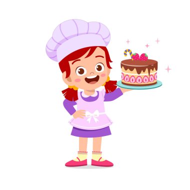 Mutlu şirin çocuk şeker yiyor.