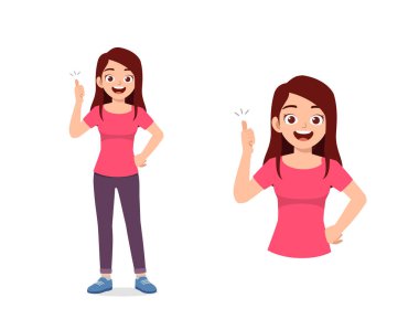 young good looking woman doing thumb up pose