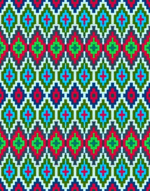 Elmas desenli yün kumaş