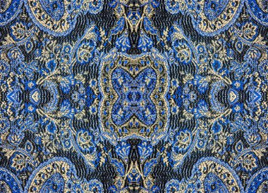  Bir desenli kumaş parçaları süsleme