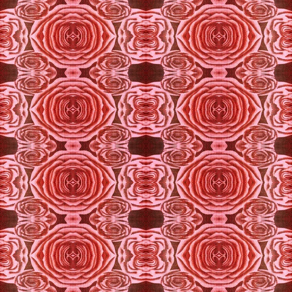 Abstract pattern of roses — Stock Photo, Image