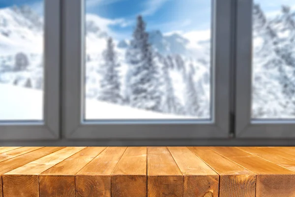 Beyaz Kış Manzarasının Bulanık Arkaplanı Dekorasyon Ürünleriniz Için Boş Alanı — Stok fotoğraf