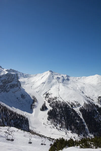 Sciare all'Axamer Lizum in Tirolo Austria — Foto Stock