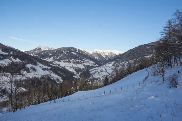 Nocky mountains im winter blick auf kaning — Stockfoto