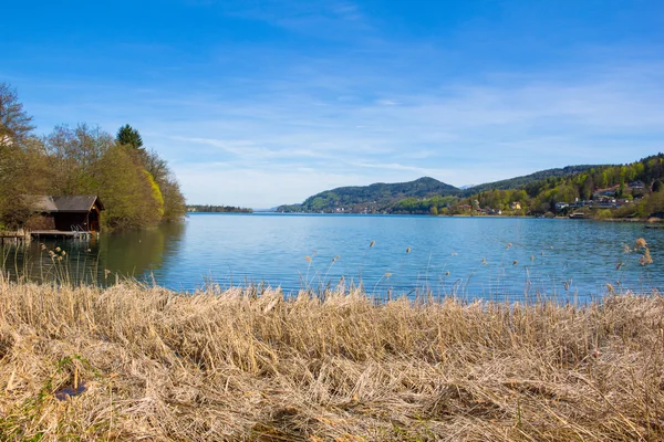 Seeblick von maria woerth — Stockfoto