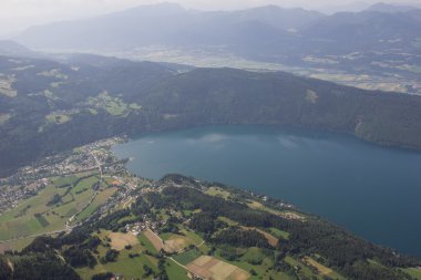 Flightseeing Tour Carinthia Döbriach Lake Millstatt Bird's Eye View