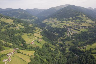 Flightseeing Tur Carinthia Kaning Nocky dağlar Bird's-Eye View