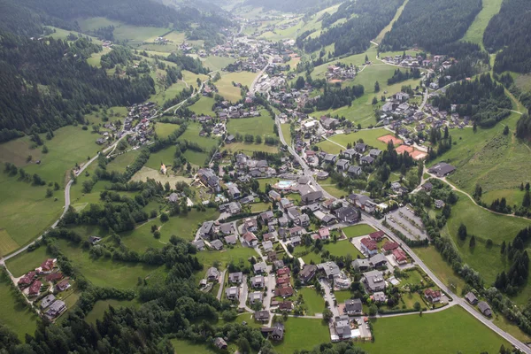 Flightseeing Tour Carinthia Bad Kleinkirchheim Bird's Eye View — 图库照片