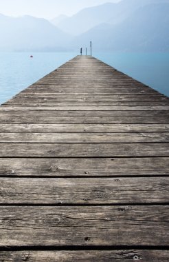 Jetty At Lake Attersee