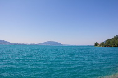 Lake Attersee In Salzkammergut