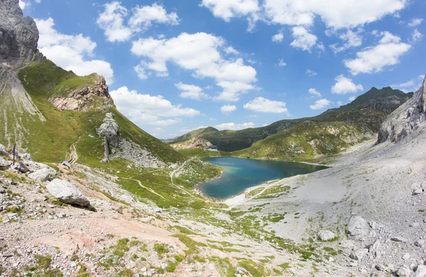 Wolayersee in lesachtal kärnten Österreich — Stockfoto