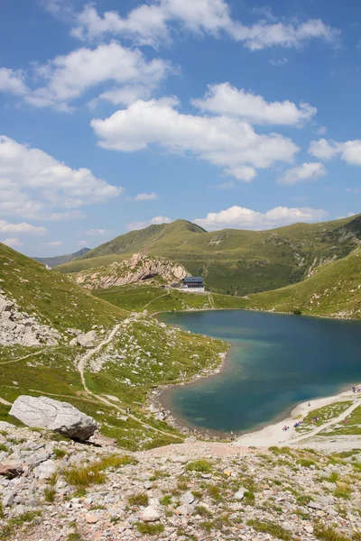 Wolayersee in lesachtal kärnten Österreich — Stockfoto